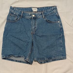 Pull&Bear Classic Blue Jean Shorts